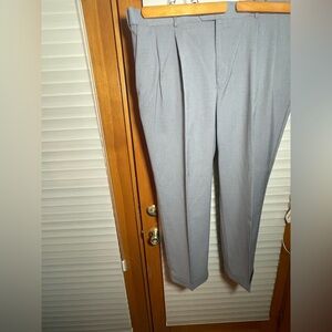 Light gray black buttons, Stafford dress slacks